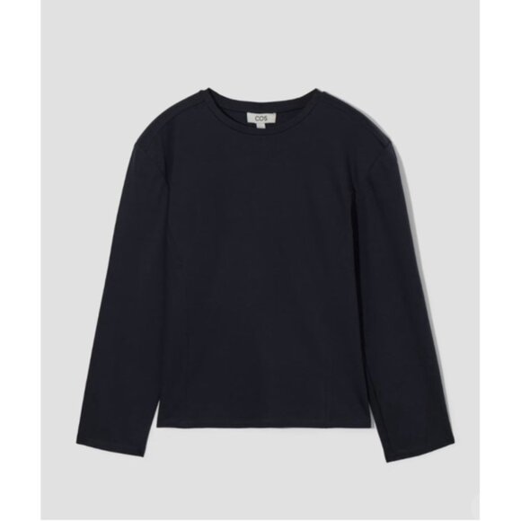 COS Tops - COS Crew Neck Long Sleeve Top Womens Size XS Black